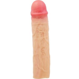 PRETTY LOVE - DEREK FUNDA PENE CON EXTENSIÓN DE 7.6 CM NATURAL