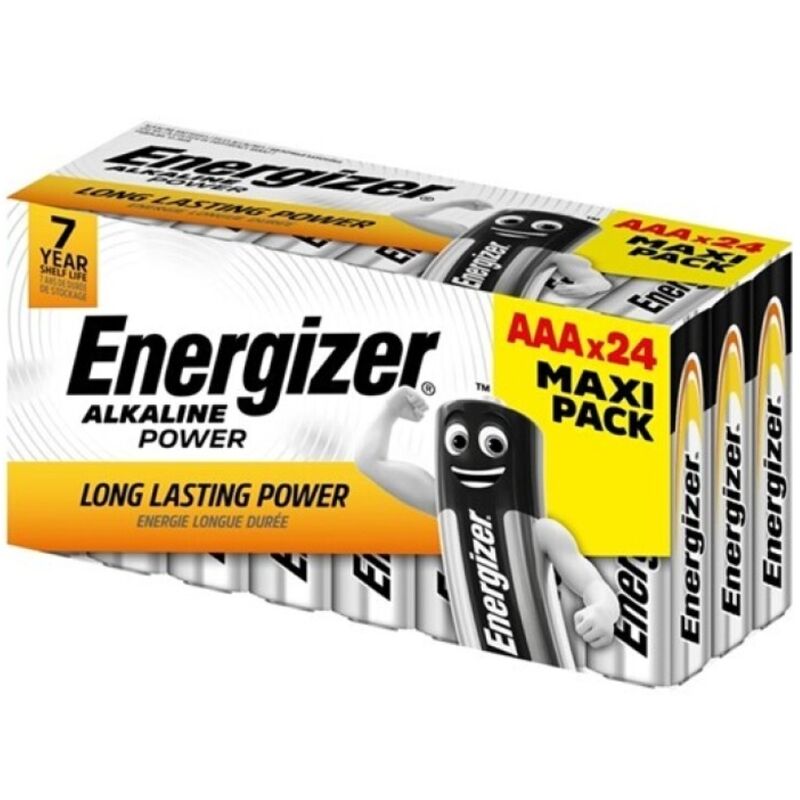 ENERGIZER – BATTERIA ALCALINICA AAA LR03 SCATOLA*24 (3 SCATOLE*8 BATTERIE) ENERGIZER – BATTERIA ALCALINICA AAA LR03 SCATOLA*24 (3 SCATOLE*8 BATTERIE)