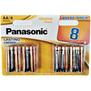 PANASONIC – BATTERIA ALCALINA BRONZO AA LR6 BLISTER*8