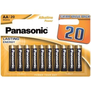PANASONIC – BATTERIA ALCALINA BRONZO AA LR6 BLISTER*20