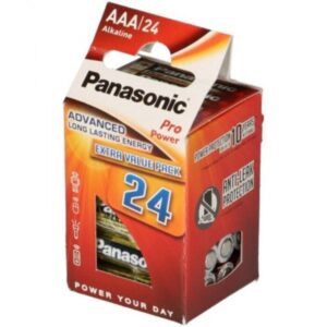 PANASONIC – BATTERIA ALCALINE AAA PRO POWER LR03 CONFEZIONE*24
