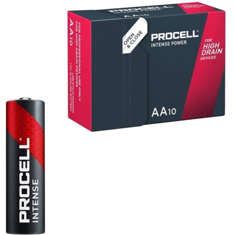 PROCELL – INTENSE POWER ALKALINE LR6 AA 1.5V SCATOLA*10 PROCELL – INTENSE POWER ALKALINE LR6 AA 1.5V SCATOLA*10