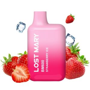 LOST MARY – BM600 NICOTINA VAPER 2% MONOUSO FRAGOLA GHIACCIO
