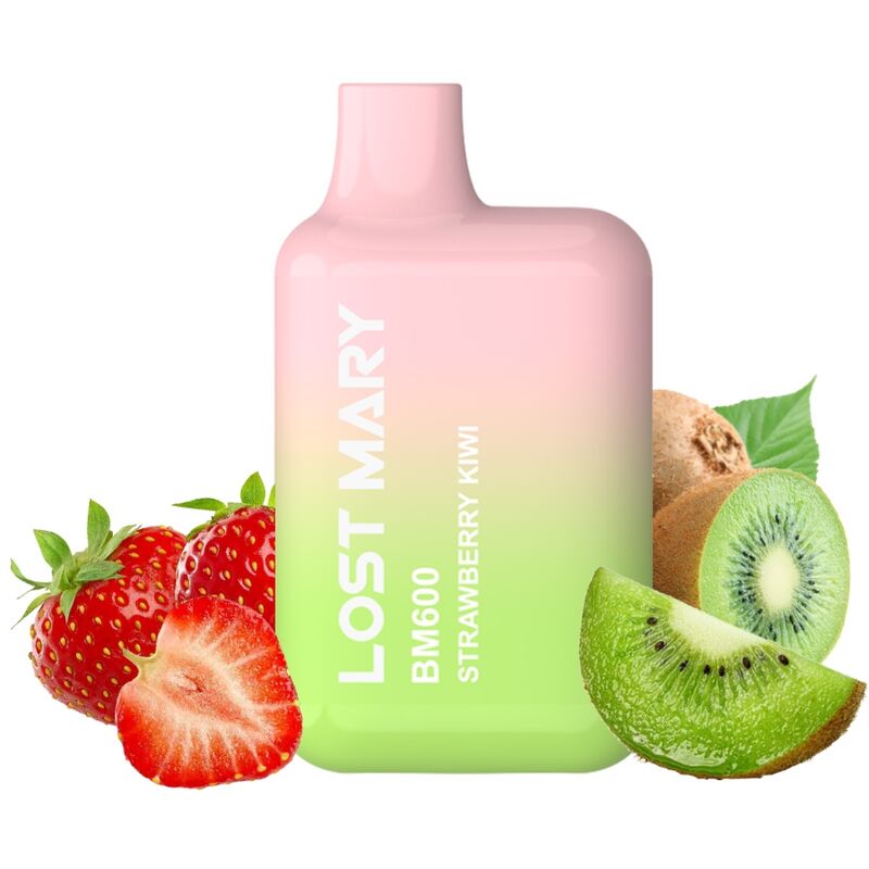 LOST MARY – BM600 NICOTINA VAPER 2% MONOUSO FRAGOLA KIWI