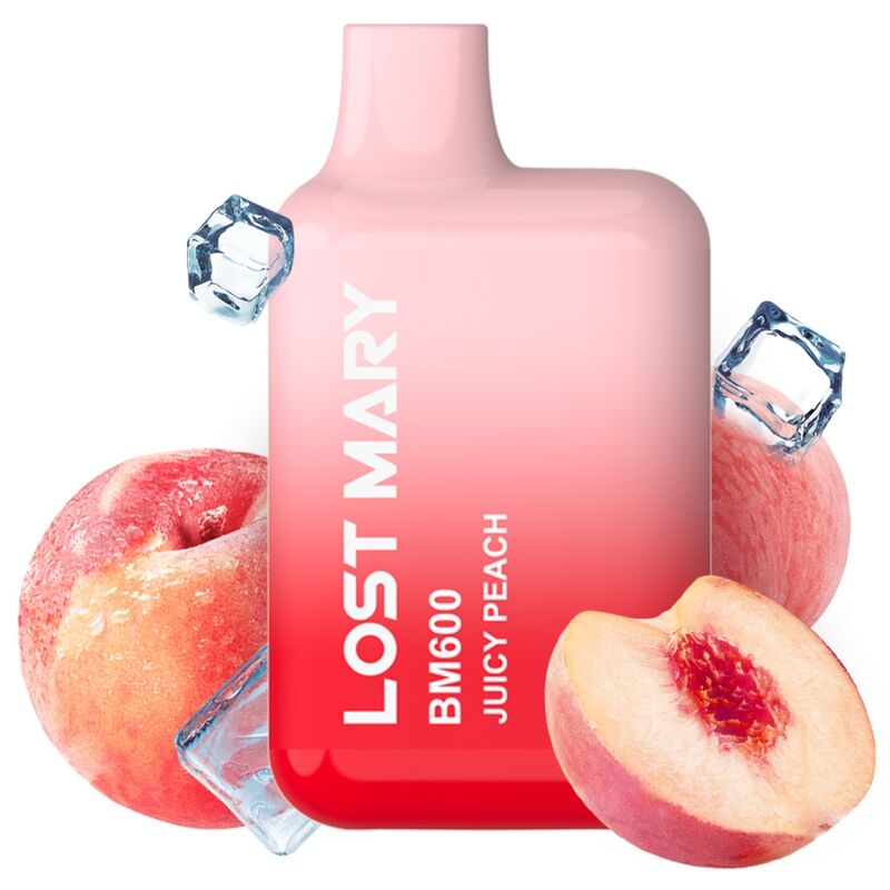 LOST MARY – BM600 NICOTINA VAPER 2% MONOUSO JUICY PEACH