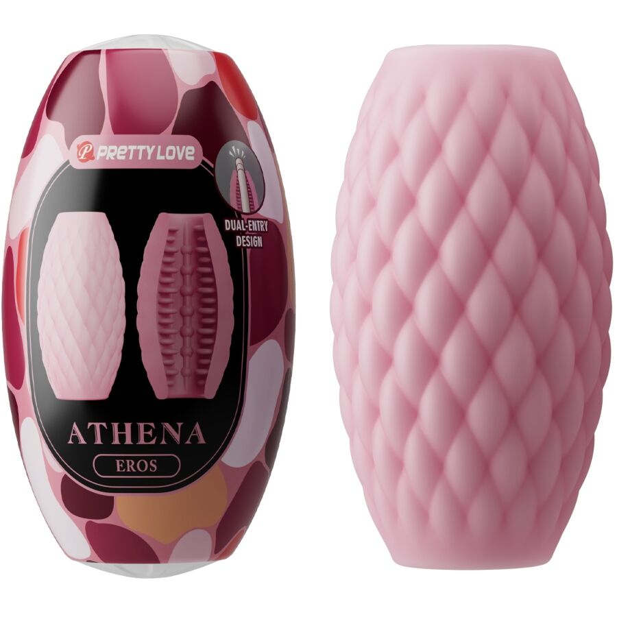 PRETTY LOVE – ATHENA EROS SILICONE MASTURBATORE MASCHILE ROSA