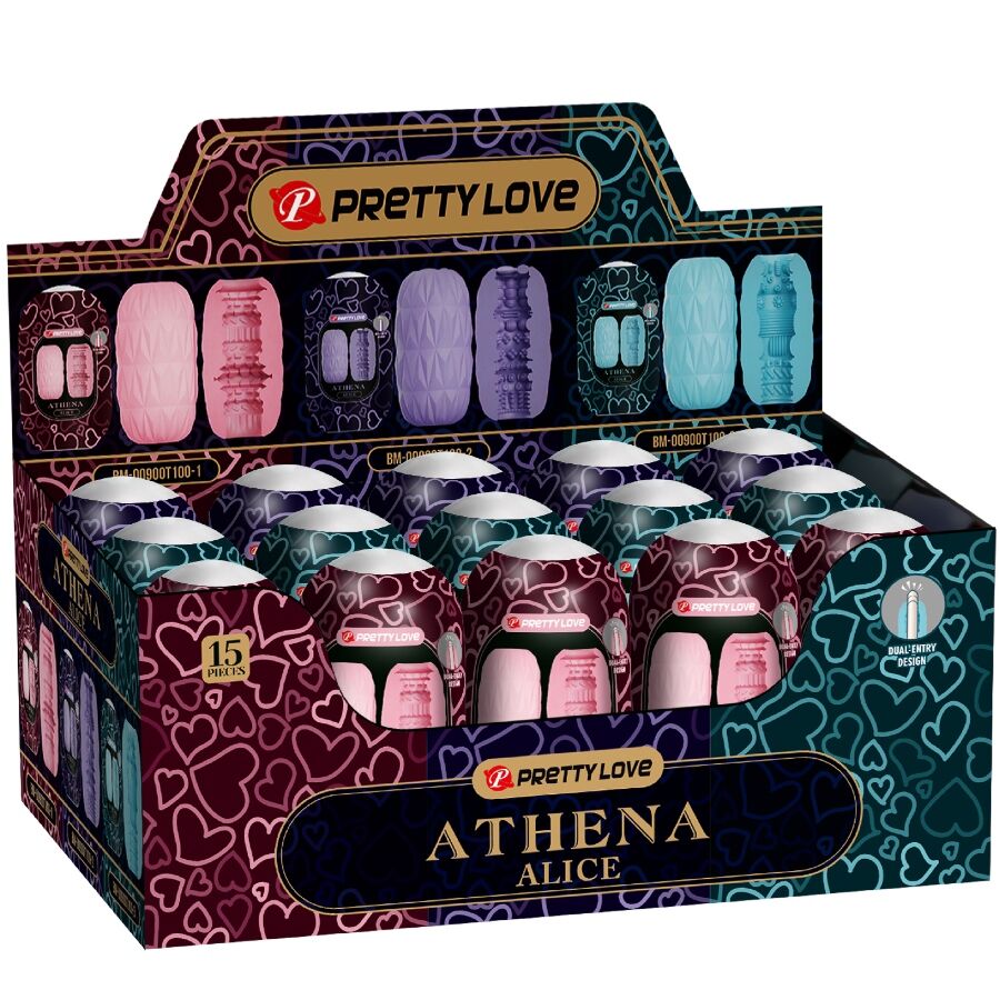 PRETTY LOVE – ATHENA ALICE PACK 15 VARI MASTURBATORI MASCHILI
