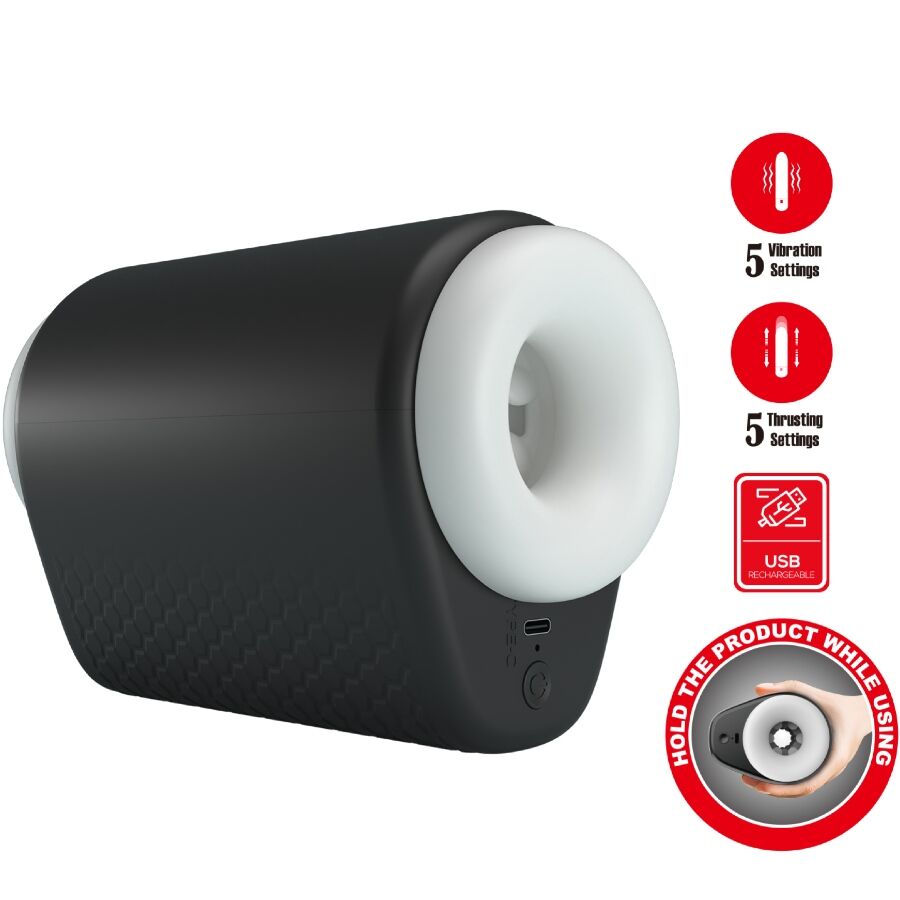 PRETTY LOVE – DJ GIRL MASTURBATORE MASCHILE CON VIBRAZIONE 5 IMPOSTAZIONI NEGRO PRETTY LOVE – DJ GIRL MASTURBATORE MASCHILE CON VIBRAZIONE 5 IMPOSTAZIONI NEGRO