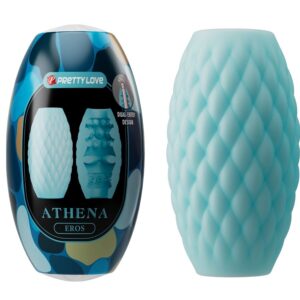 PRETTY LOVE – ATHENA EROS SILICONE MASTURBATORE MASCHILE AZZURRO CIELO