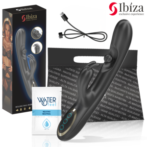 IBIZA – POTENTE VIBRATORE RABBIT CON PERLA ROTANTE MASSAGGIANTE