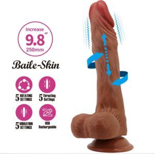 BAILE – CALISTO DILDO REALISTICO 24 CM CARNE