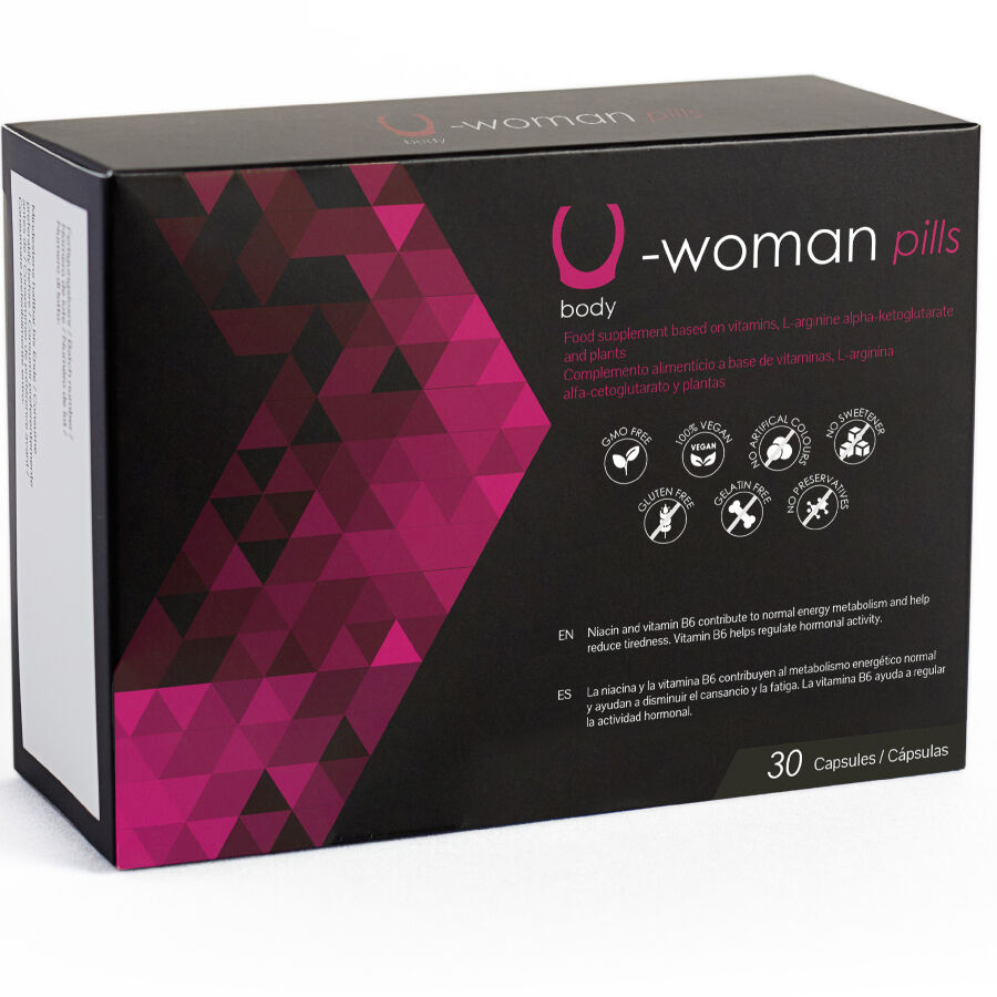 500 COSMETICS -U-WOMAN AUMENTA LA LIBIDO FEMMINILE - 30 CAPSULE - immagine 2