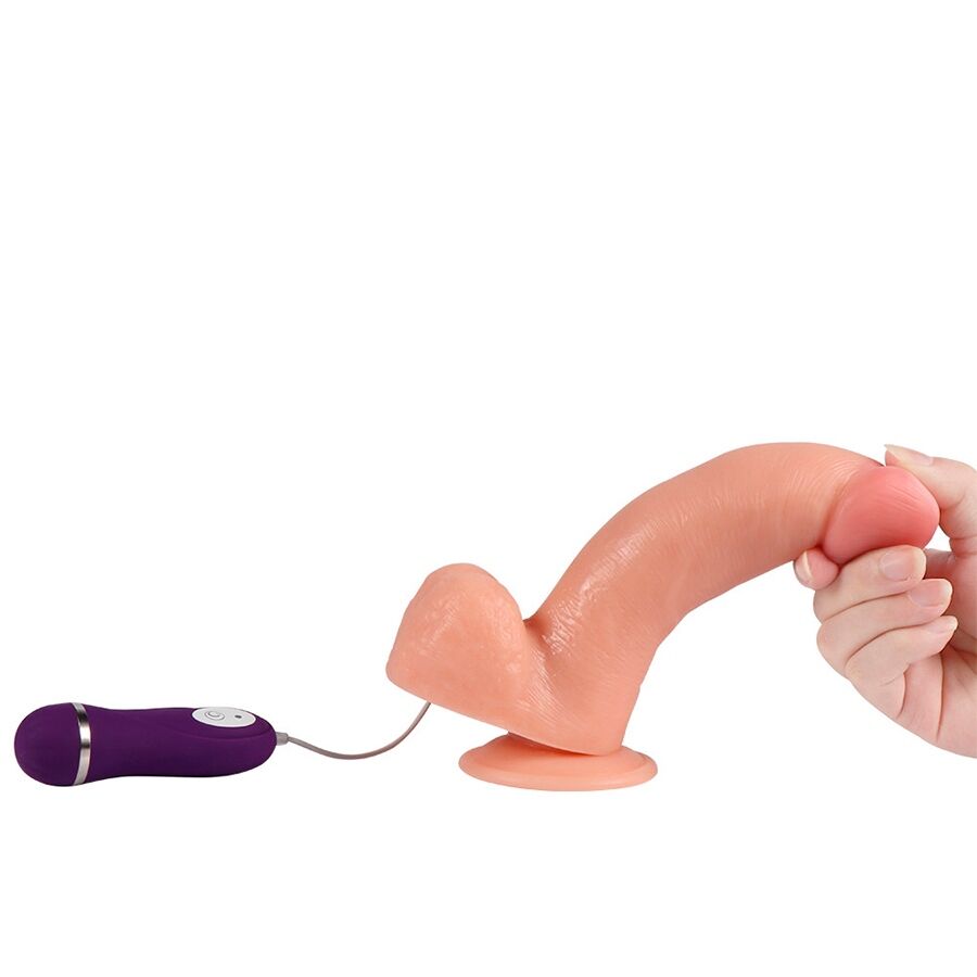 SHEQU - ADAM DILDO VIBRATORE CON TELECOMANDO 21 CM - immagine 3