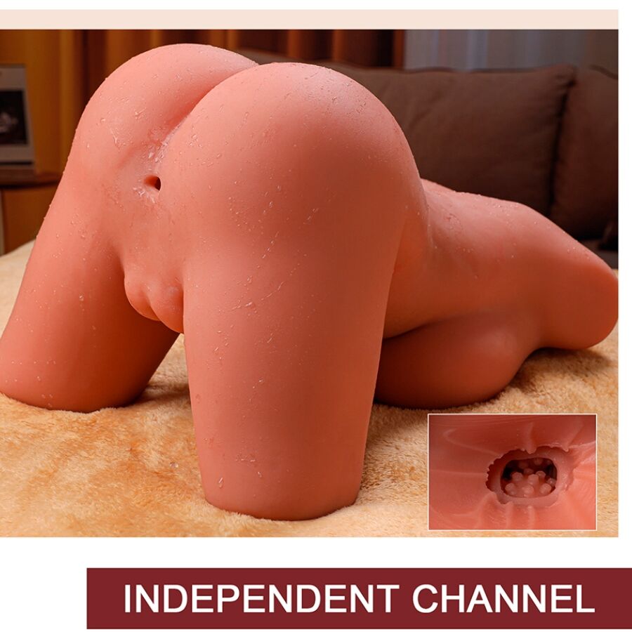 XISE - MIAH LADY BOY TORSO FEMMINILE CON DILDO CON VIBRAZIONE E SPINTA 55 CM - immagine 8