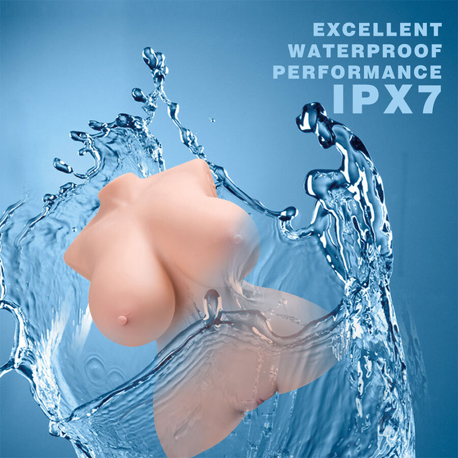 XISE - PICCOLO TORSO REALISTICO CON VIBRAZIONE FEMMINILE 40 CM - immagine 12