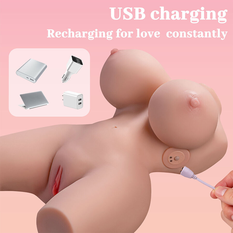 XISE - FRIEDA TORSO FEMMINILE REALISTICO CON VIBRAZIONE 36 CM - immagine 2