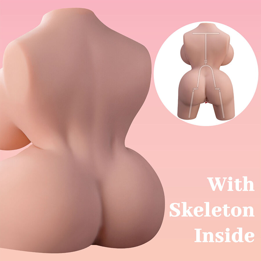 XISE - FRIEDA TORSO FEMMINILE REALISTICO CON VIBRAZIONE 36 CM - immagine 3