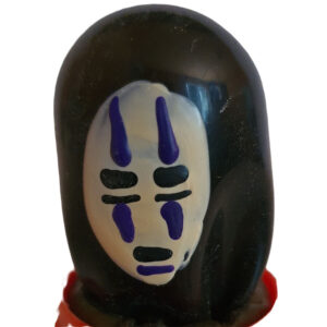 CONDOMERIE - PRESERVATIVO DECORATIVO PINTADO A MANO MASCARILLA FANTASMA NEGRO