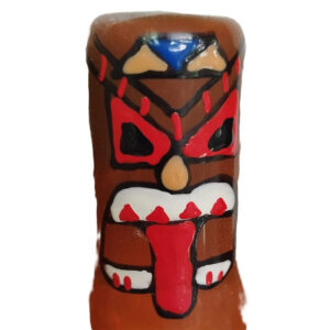 CONDOMERIE - PRESERVATIVO DECORATIVO PINTADO A MANO TÓTEM TIKI-01