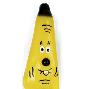 CONDOMERIE - PRESERVATIVO DECORATIVO PINTADO A MANO PLÁTANO MODELO XL