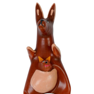 CONDOMERIE - PRESERVATIVO DECORATIVO PINTADO A MANO CANGURO MODELO XL