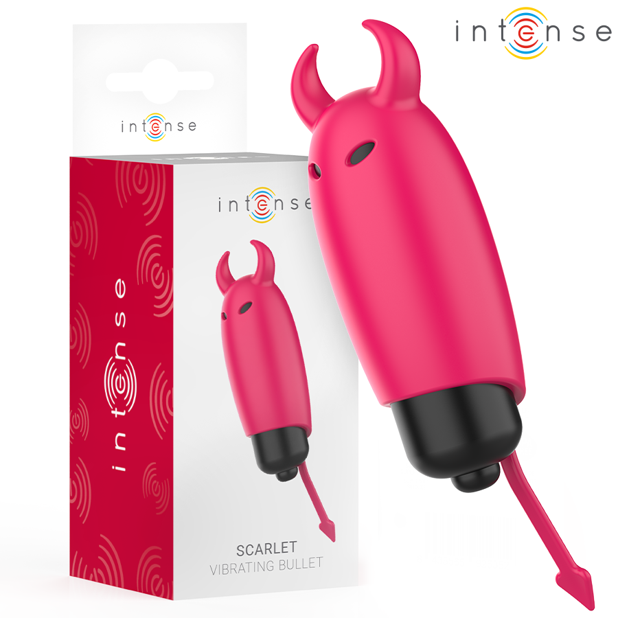 INTENSE – PROIETTILE VIBRANTE SCARLATTO RED DEMON 9,3 X 2,4 CM