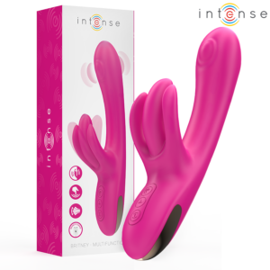 INTENSE – VIBRATORE MULTIFUNZIONE CONIGLIO BRITNEY 23 CM ROSA