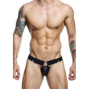 MOB – DNGEON JOCKSTRAP NERO CON CATENA TAGLIA UNICA