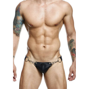 MOB – DNGEON JOCKSTRAP NERO A PRESSIONE TAGLIA UNICA