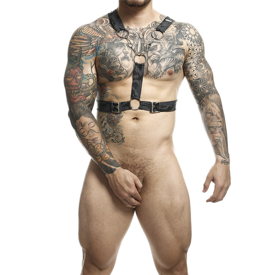 MOB – DNGEON IMBRACATURA ARGENTO CON CATENE TAGLIA UNICA