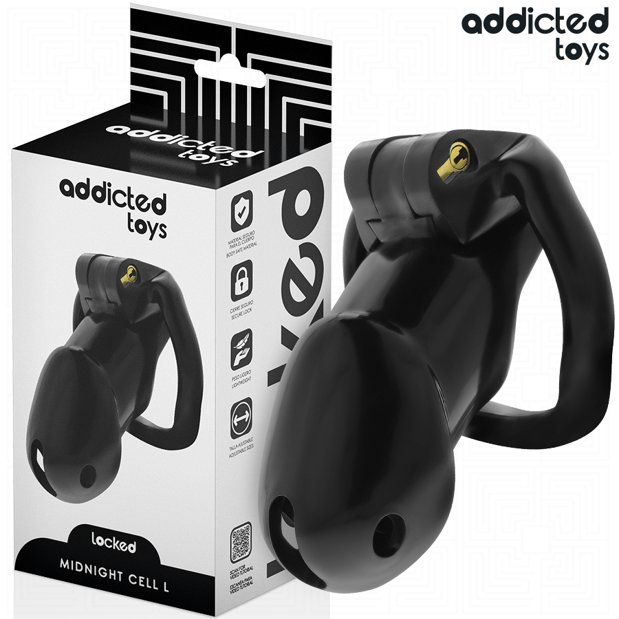 ADDICTED TOYS LOCKED – MINDNIGHT CELL GABBIA PER PENE TAGLIA L