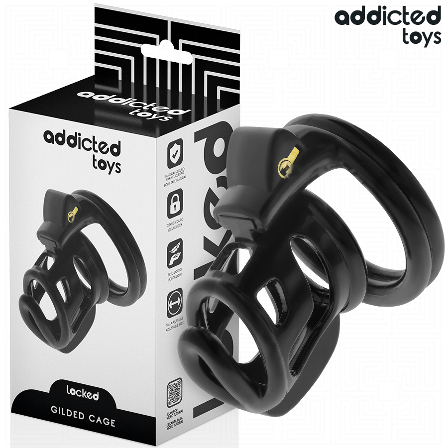 ADDICTED TOYS LOCKED – GABBIA PER PENE GILDEN CAGE 8,5 CM