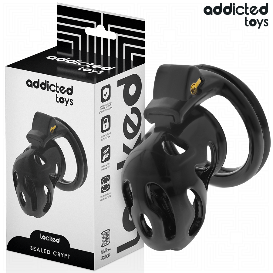 ADDICTED TOYS LOCKED – GABBIA PER PENE SIGILLATA CRYPT 8 CM ADDICTED TOYS LOCKED – GABBIA PER PENE SIGILLATA CRYPT 8 CM