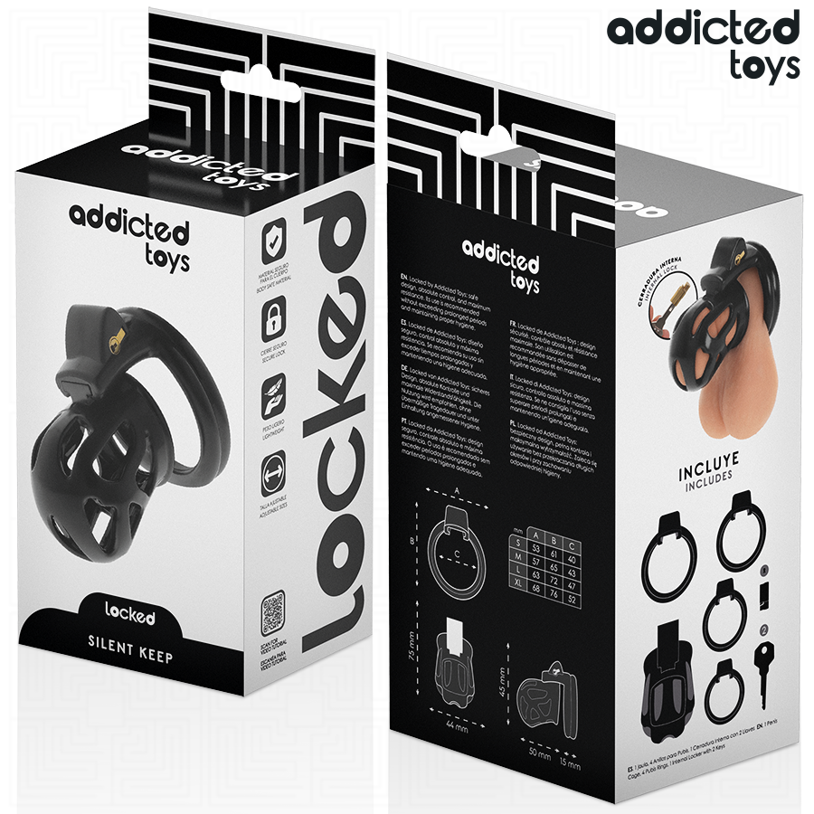 ADDICTED TOYS LOCKED - GABBIA PER PENE SILENZIOSA 7,5 CM - immagine 5