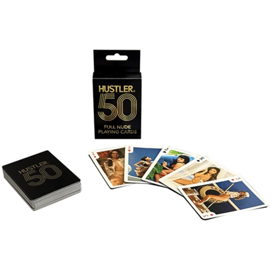 KHEPER GAMES – HUSTLER 50 CARTE DA GIOCO COMPLETAMENTE NUDE