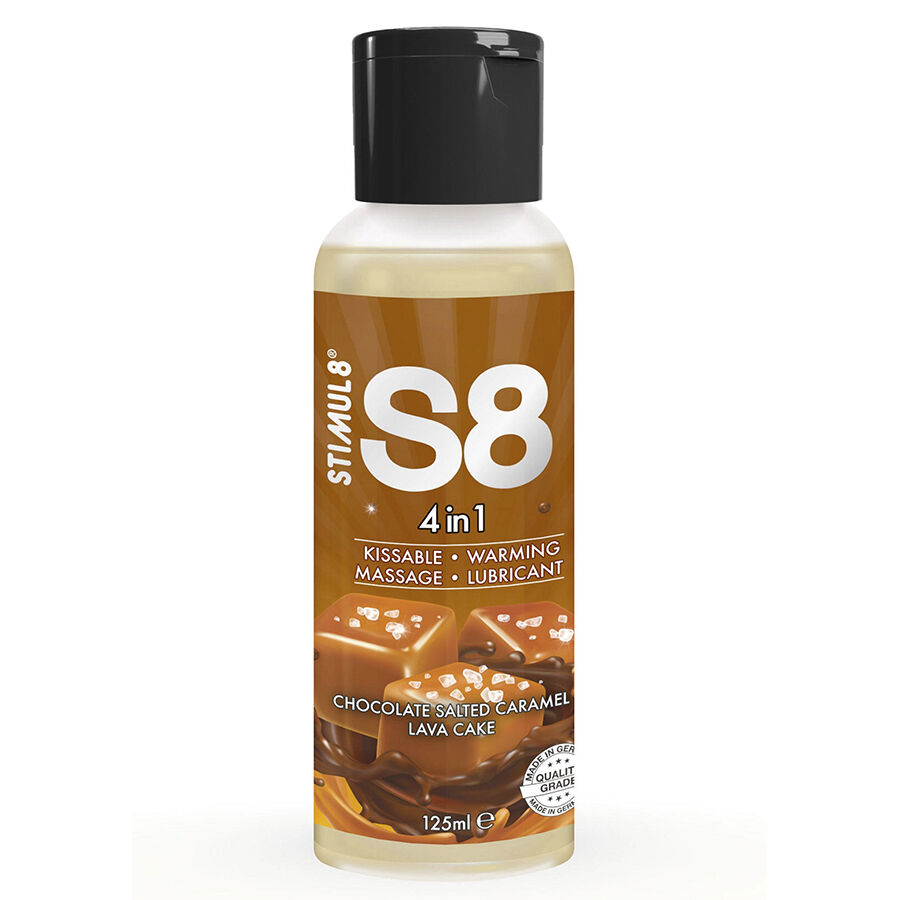 STIMUL8 – S8 LUBRIFICANTE 4 IN 1 AL CIOCCOLATO E CARAMELLO SALATO 125 ML STIMUL8 – S8 LUBRIFICANTE 4 IN 1 AL CIOCCOLATO E CARAMELLO SALATO 125 ML