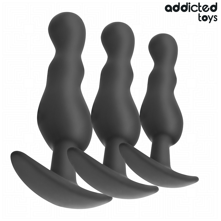 ADDICTED TOYS – SET DI 3 TAPPI ANALI MODELLO 1