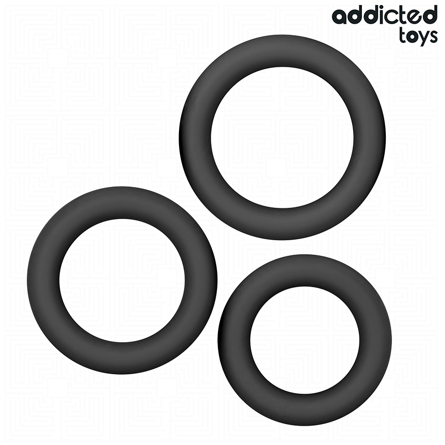 ADDICTED TOYS – SET DI ANELLI IN SILICONE MODELLO 1