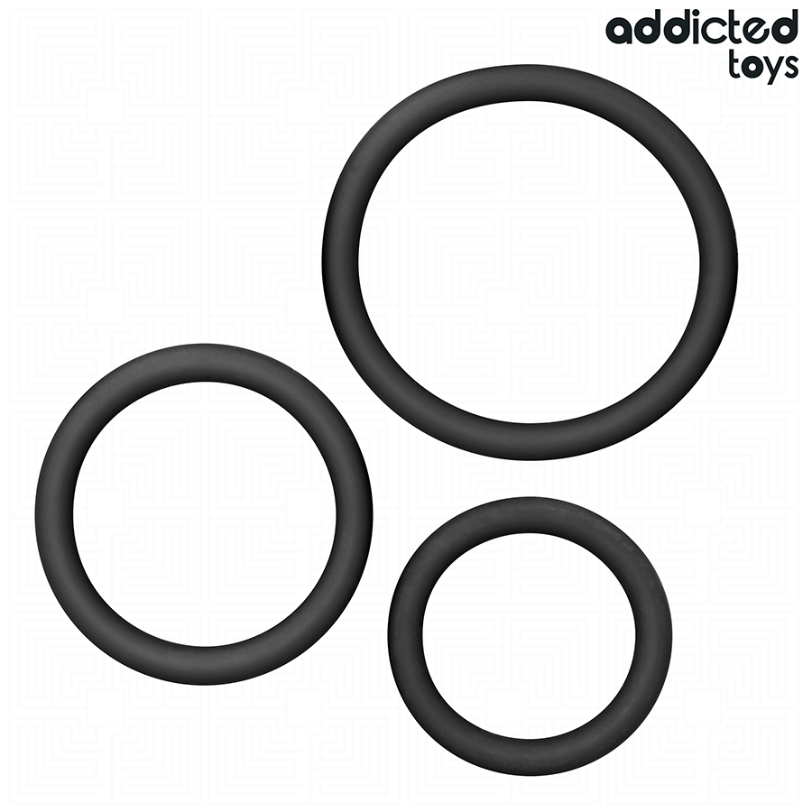 ADDICTED TOYS – SET DI ANELLI IN SILICONE MODELLO 2