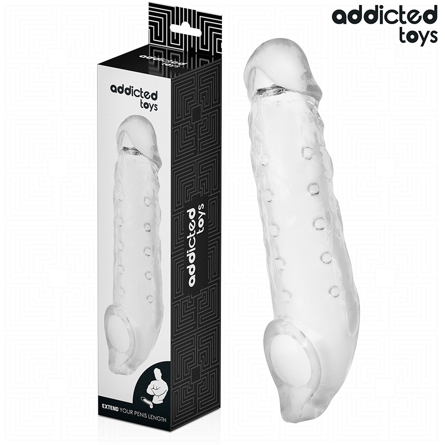 ADDICTED TOYS - ESTENSIONE PENE TRASPARENTE TAGLIA S 23 CM - immagine 2