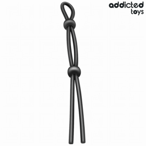 ADDICTED TOYS – CUERDA SILICONA PARA EL PENE DE LAZO DOBLE