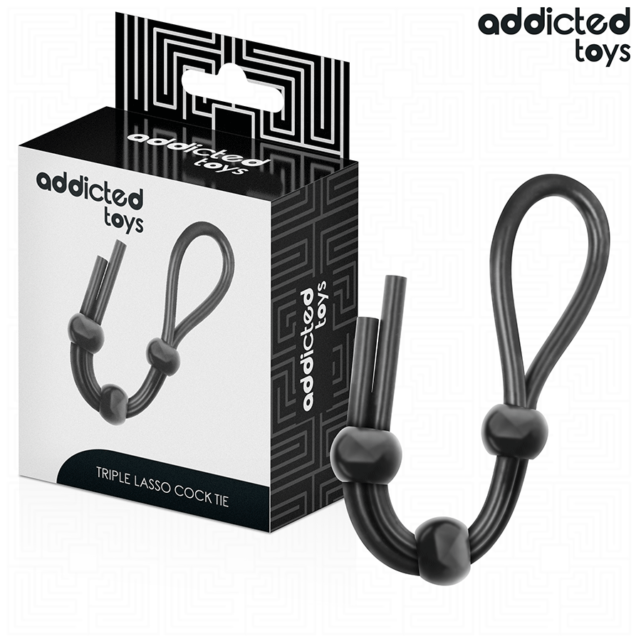 ADDICTED TOYS - CORDA IN SILICONE PER IL PENE A TRIPLO ANELLO - immagine 5