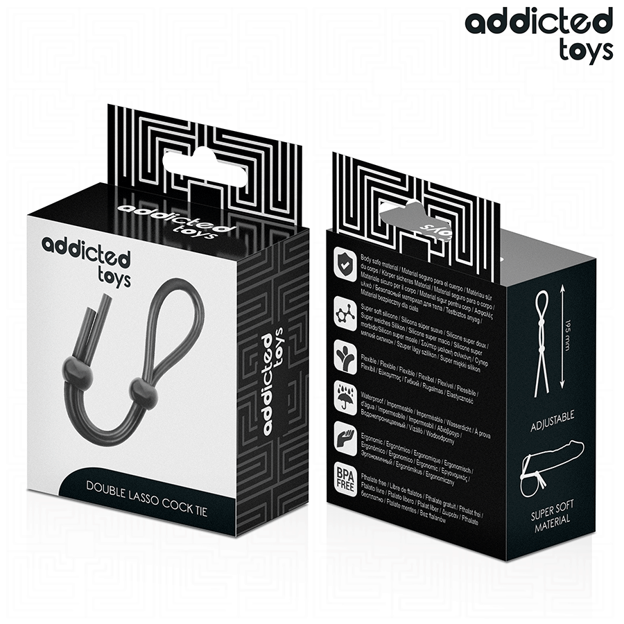 ADDICTED TOYS - CORDA IN SILICONE PER IL PENE A DOPPIO ANELLO - immagine 6