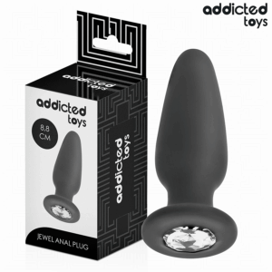 ADDICTED TOYS – PLUG ANALE CON GIOIELLO TAGLIA S 8,8 CM