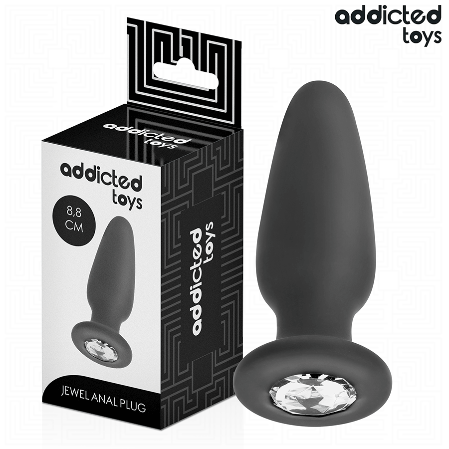ADDICTED TOYS – PLUG ANALE CON GIOIELLO TAGLIA S 8,8 CM ADDICTED TOYS – PLUG ANALE CON GIOIELLO TAGLIA S 8,8 CM