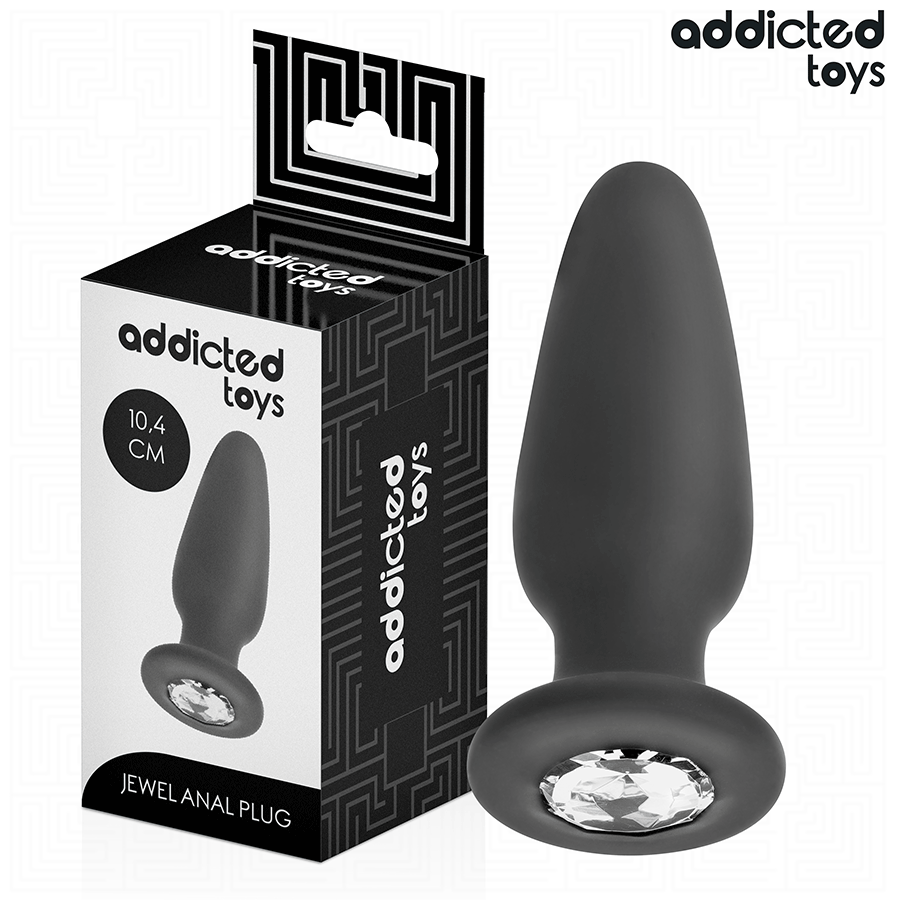 ADDICTED TOYS – PLUG ANALE CON GIOIELLO TAGLIA M 10,4 CM ADDICTED TOYS – PLUG ANALE CON GIOIELLO TAGLIA M 10,4 CM