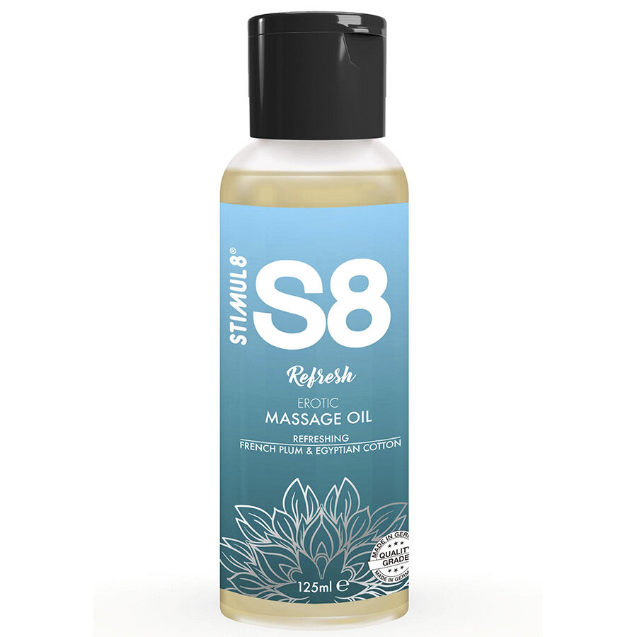 STIMUL8 – S8 OLIO DA MASSAGGIO IN COTONE REFRESH 125 ML STIMUL8 – S8 OLIO DA MASSAGGIO IN COTONE REFRESH 125 ML