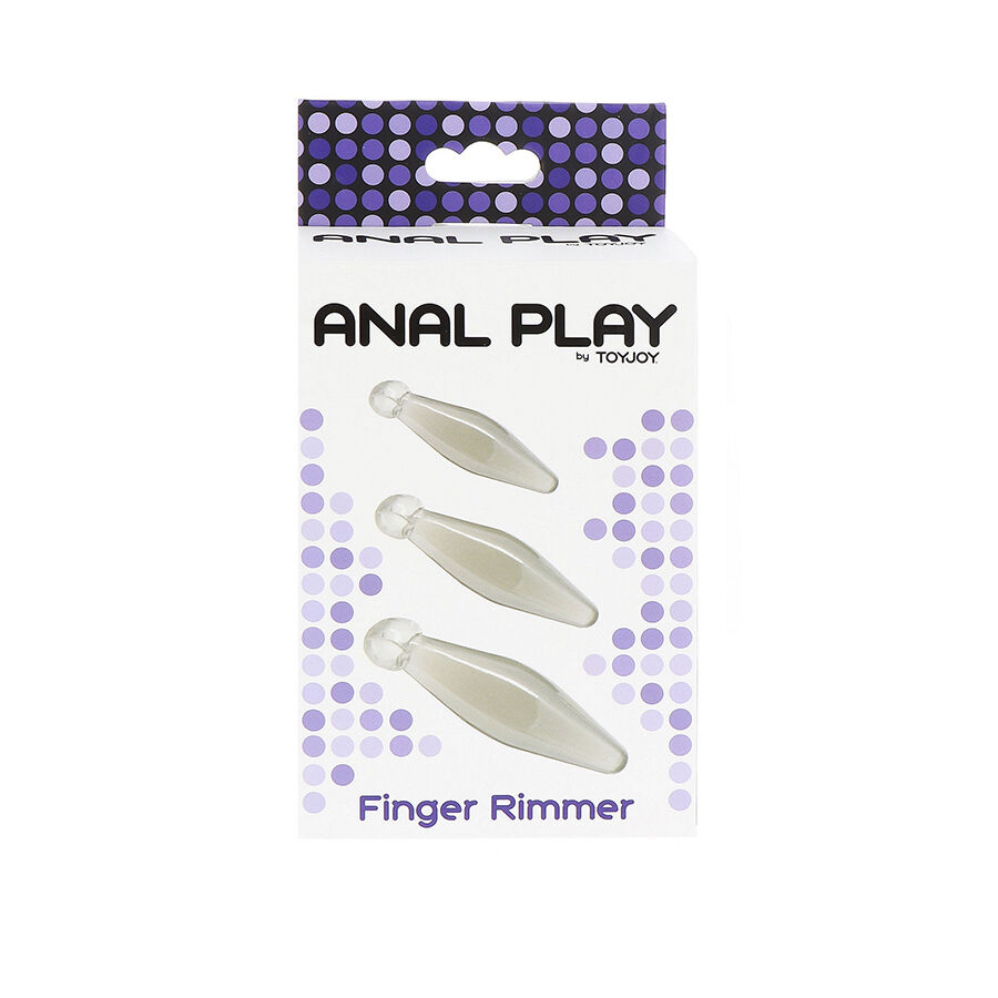TOYJOY - GIOCO ANALE FINGER RIMMER 3 PEZZI TRASPARENTE - immagine 3