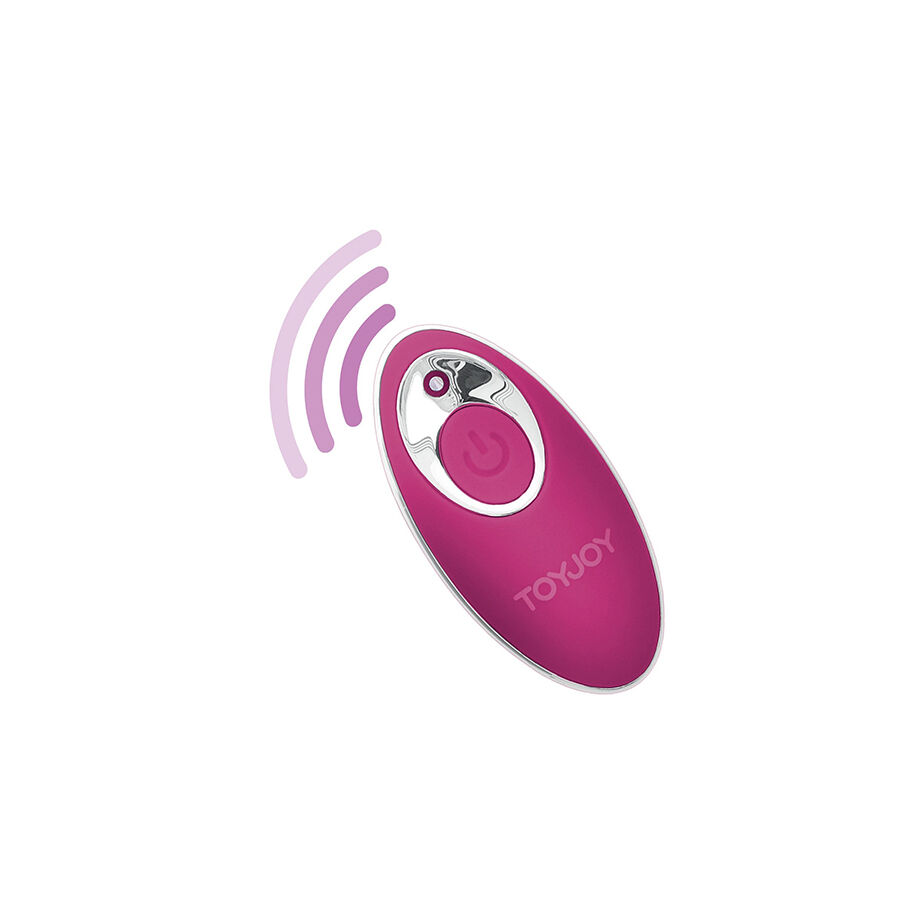 TOYJOY - VIBRATORE FUCSIA HAPPINESS SUNN SIDE UP AND DOWN CON TELECOMANDO - immagine 3