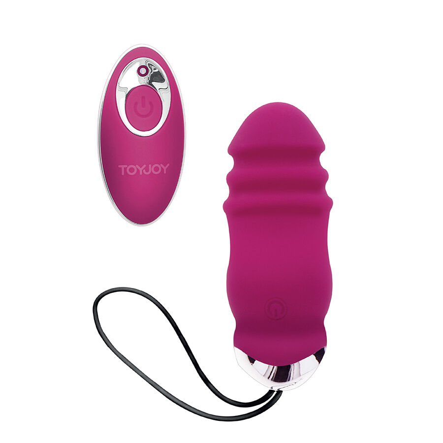 TOYJOY - VIBRATORE FUCSIA HAPPINESS SUNN SIDE UP AND DOWN CON TELECOMANDO - immagine 2